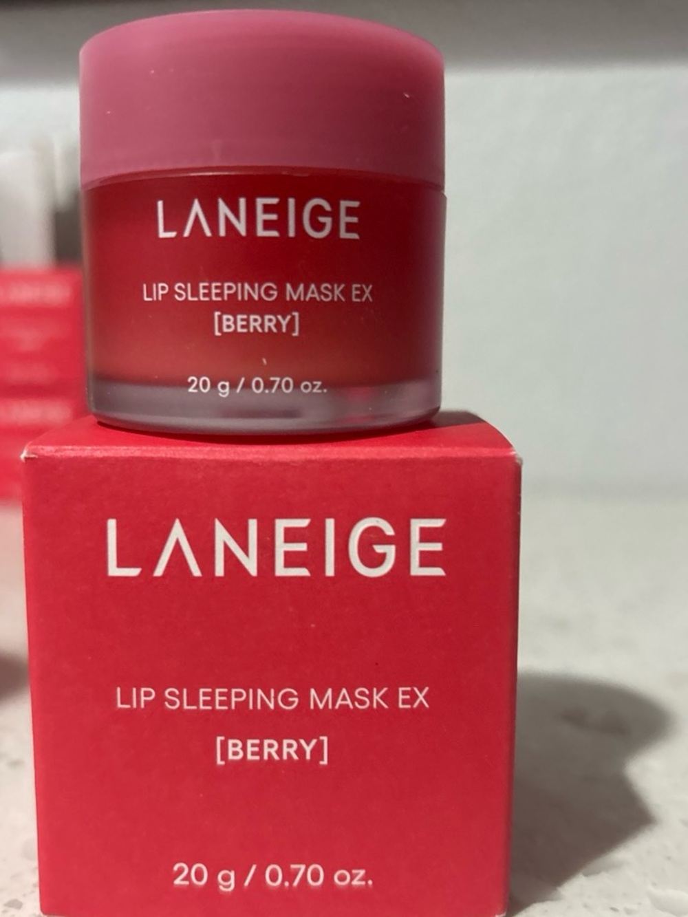 LANEIGE Lip Sleeping Mask EX - Berry Red/Pink